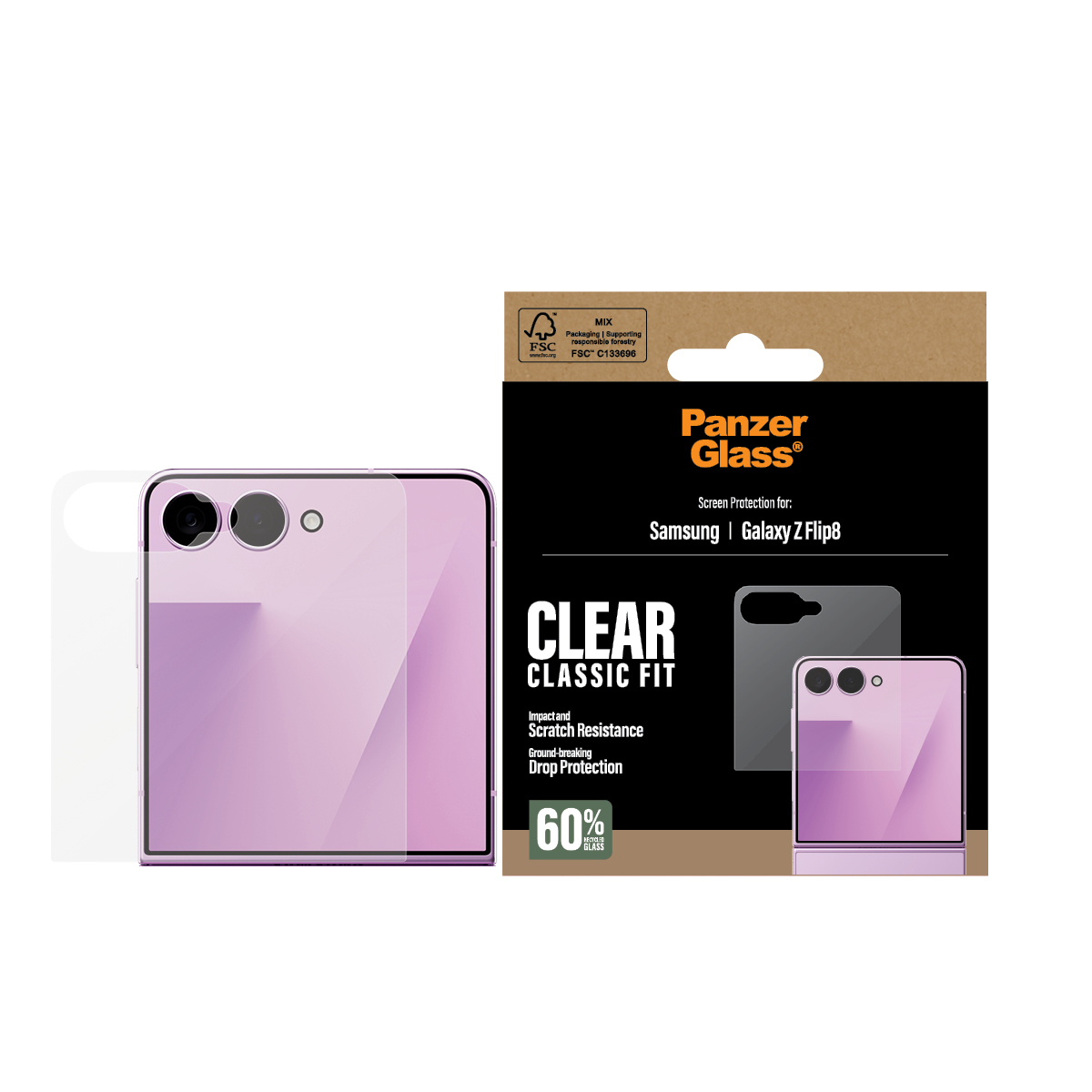 PanzerGlass � Screen Protector Samsung Galaxy Z Flip8 (sub-screen) Protector de pantalla 1 pieza(s)