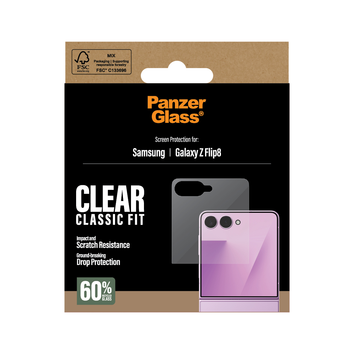 PanzerGlass � Screen Protector Samsung Galaxy Z Flip8 (sub-screen) Protector de pantalla 1 pieza(s)