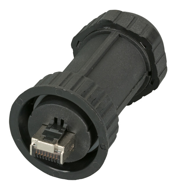 EFB Elektronik IP68FST6AB - Kabelverschraubung fr RJ45 feldkonf. Stecker, 6,5 - 9,0mm