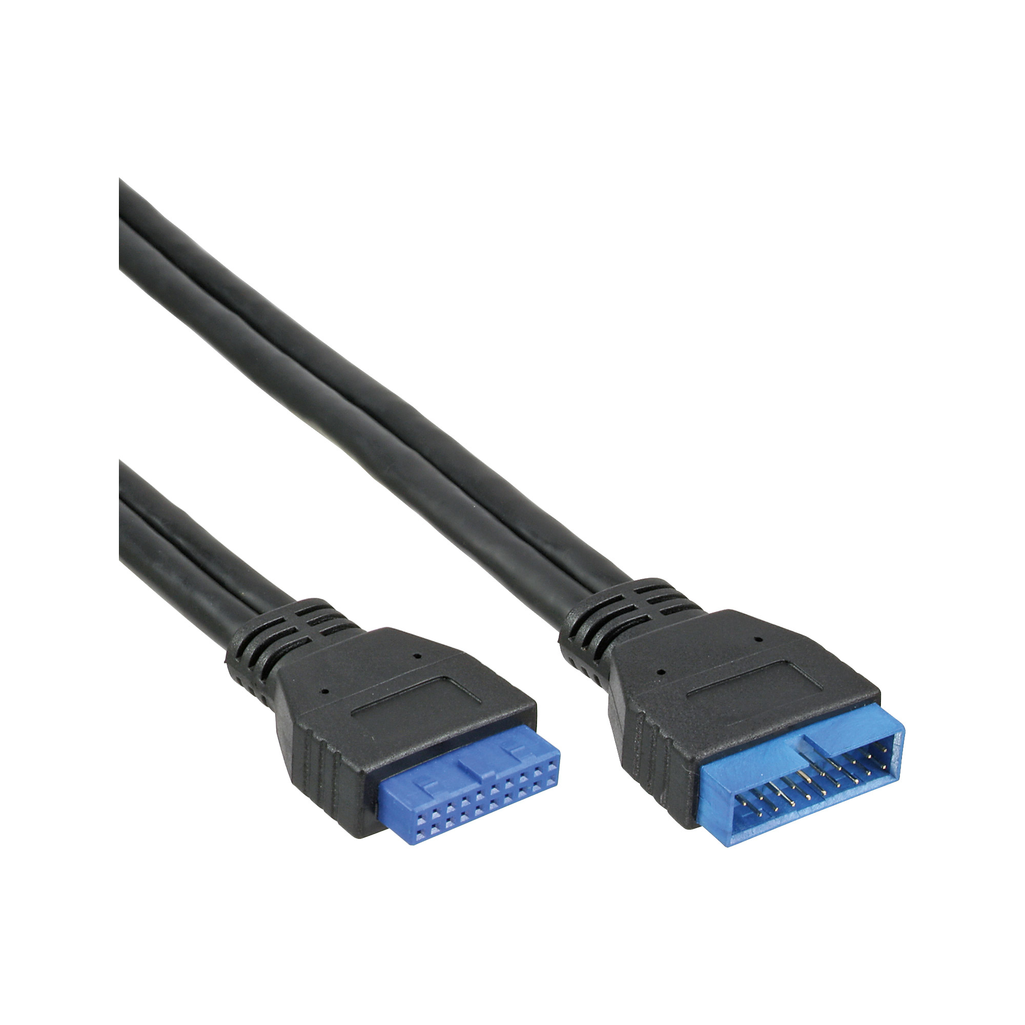 InLine 33448I cable USB 0,35 m Negro