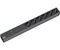 Bachmann 333.536 unit di distribuzione dellenergia (PDU) 6 presa(e) AC 1U Nero