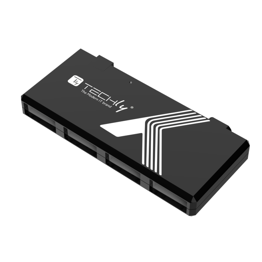 Techly Mini - Hub - 4 x USB 2.0 - Desktop