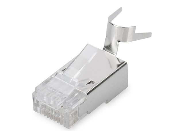 DIGITUS CAT 6A Modularstecker f�r Rundkabel, geschirmt, 100 Stk.