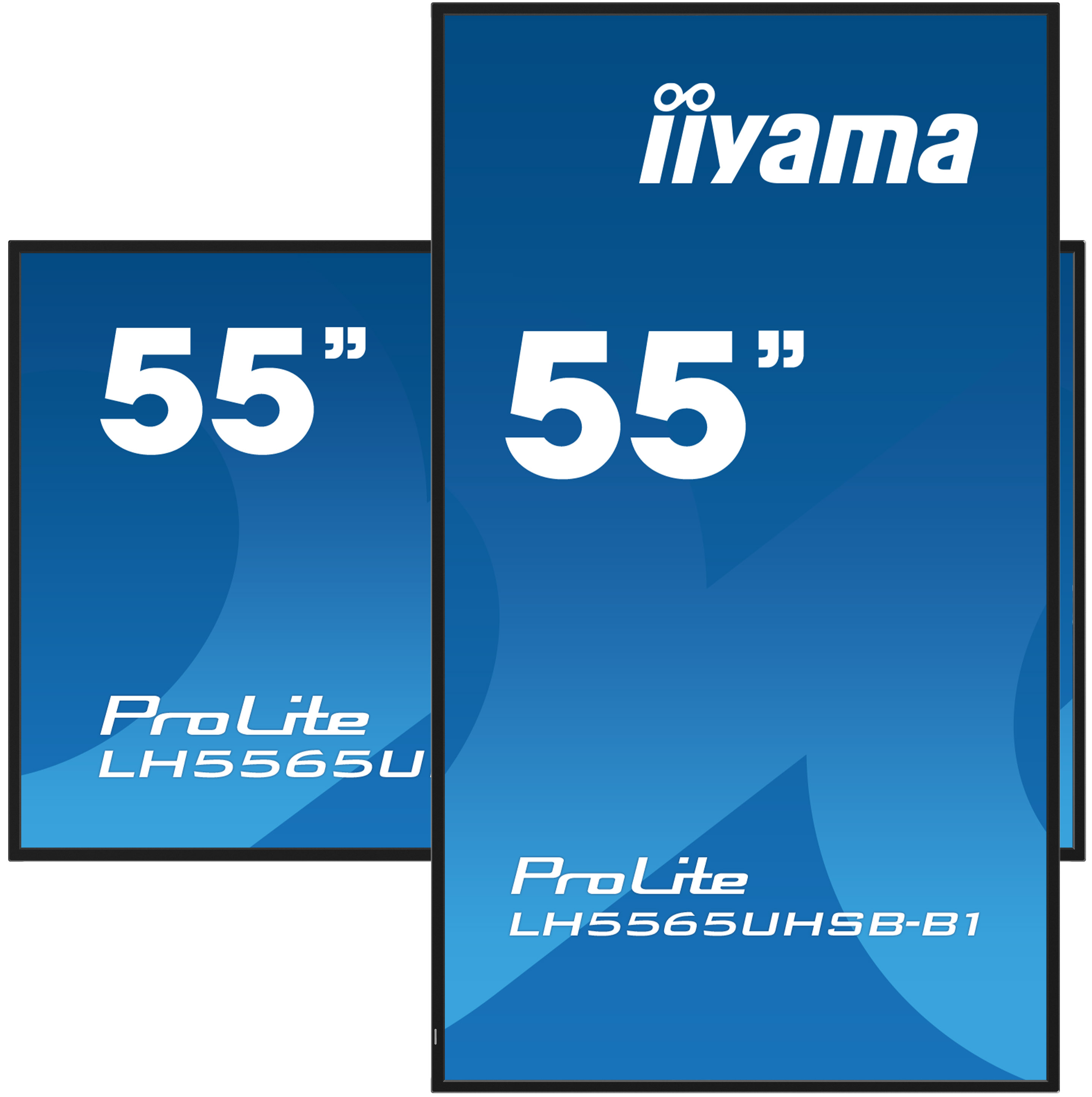 iiyama LH5565UHSB-B1 Signage Display Kiosk design 138.7 cm (54.6) LED Wi-Fi 800 cd/m� 4K Ultra HD Black Built-in processor Android 11 24/7