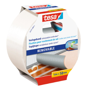 Tesa 55731 - Verlegeband entfernbar 10 m x 50 mm