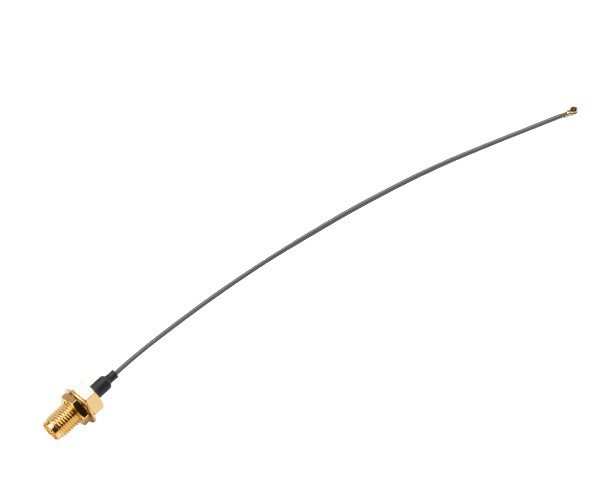 Akasa A-ATC01-GR - Anschlusskabel - Schwarz - Gold - RP-SMA - 0 - 6000 MHz - 0,2 m - -40 - 85 C