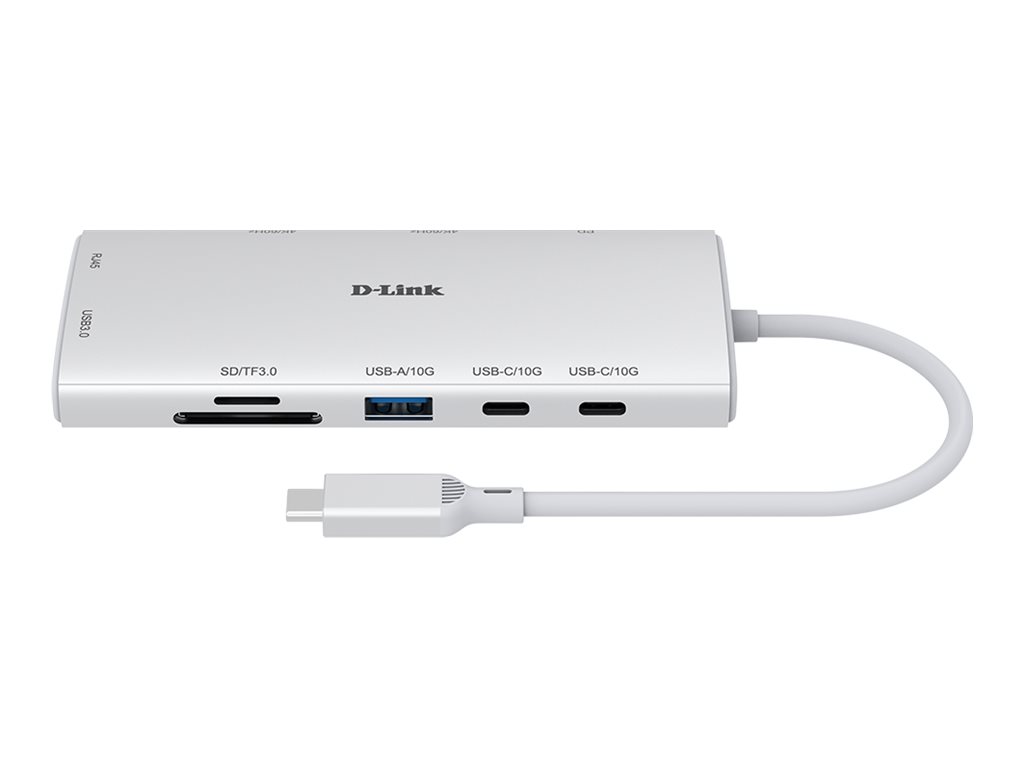 D-Link DUP-A01 hub di interfaccia USB 3.2 Gen 1 (3.1 Gen 1) Type-C 10000 Mbit/s Bianco
