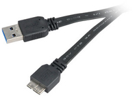 Akasa PROSLIM USB 3.0 Cable SuperSpeed 5Gbps A - Micro B*USBAM - Kabel - Digital/Daten