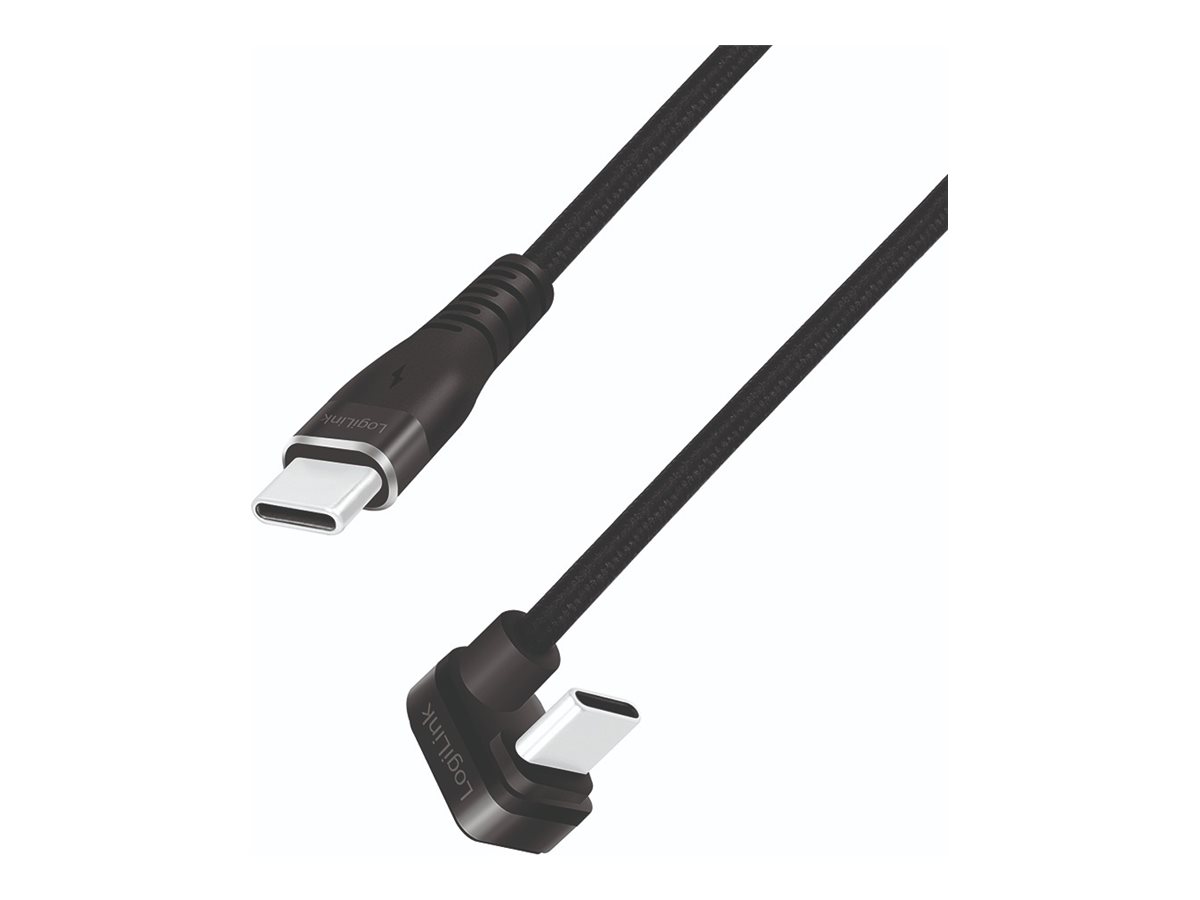 LogiLink USB-Kabel - 24 pin USB-C (M) gewinkelt zu 24 pin USB-C (M)
