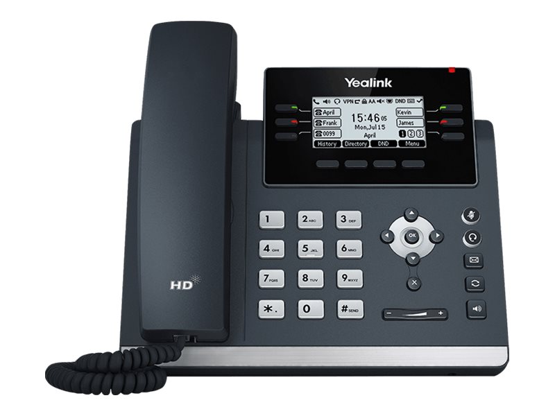 Yealink SIP T42U telfono IP Gris LCD Wifi