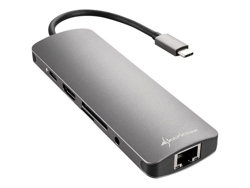 Sharkoon USB 3.0 Type C Combo Adapter - Dockingstation