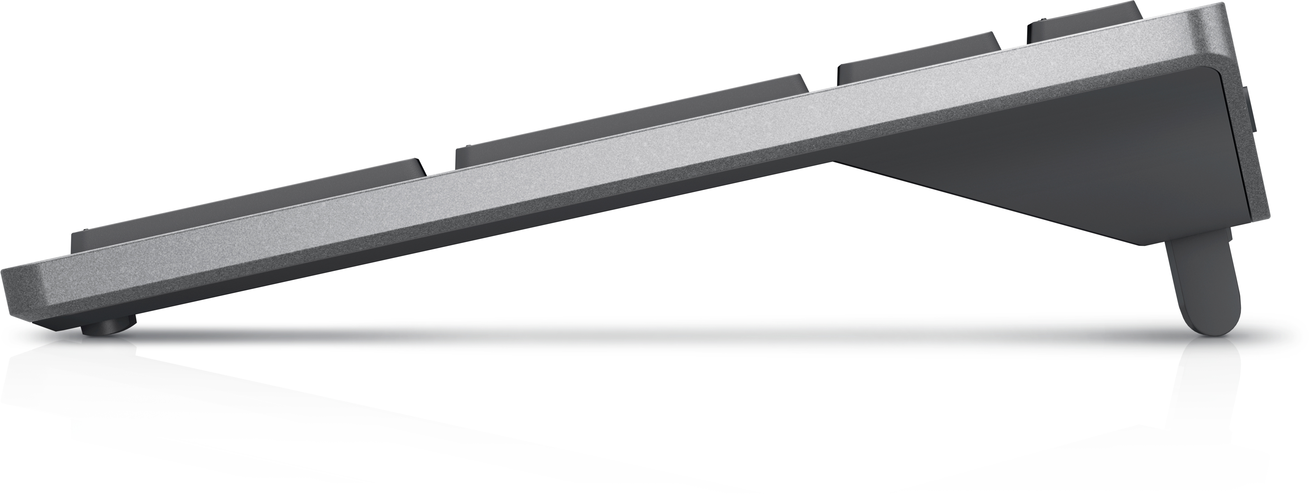 DELL KB740 tastiera RF senza fili + Bluetooth QWERTZ Tedesco Grigio, Nero