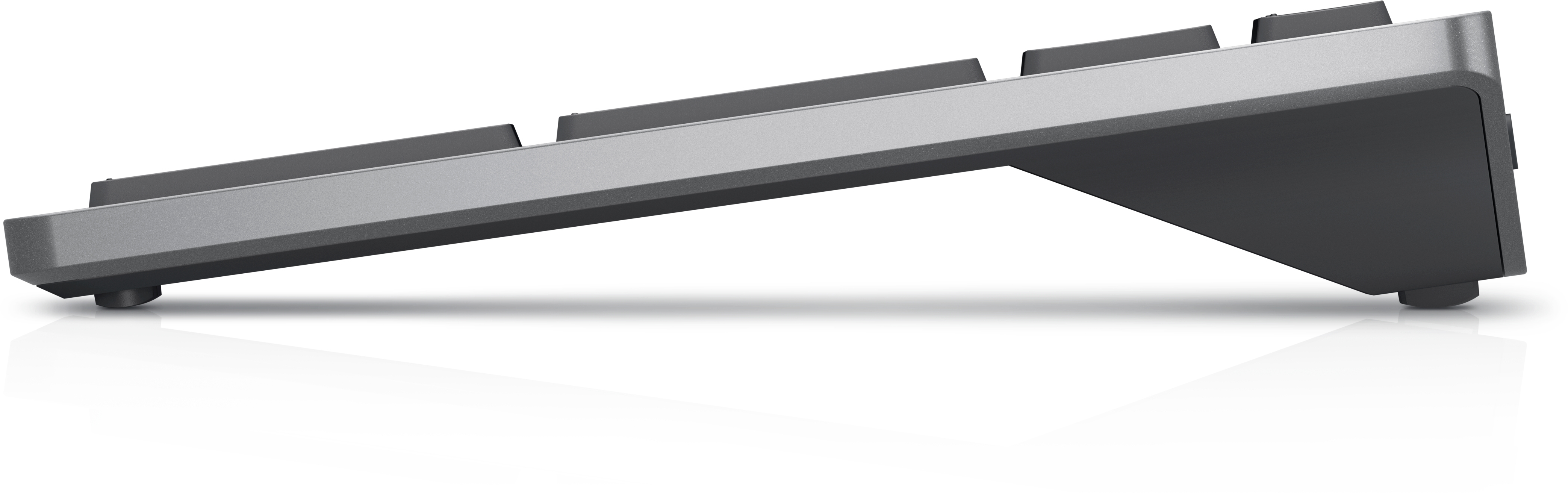 DELL KB740 tastiera RF senza fili + Bluetooth QWERTZ Tedesco Grigio, Nero