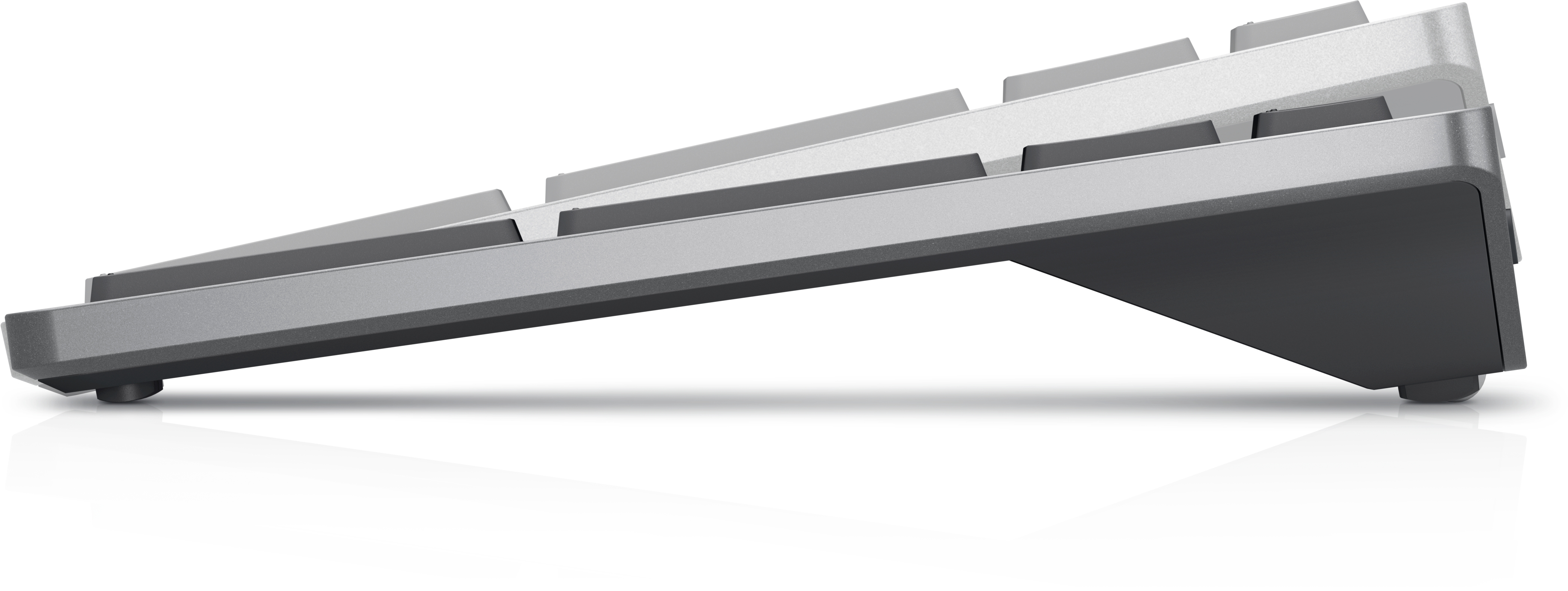 DELL KB740 tastiera RF senza fili + Bluetooth QWERTZ Tedesco Grigio, Nero