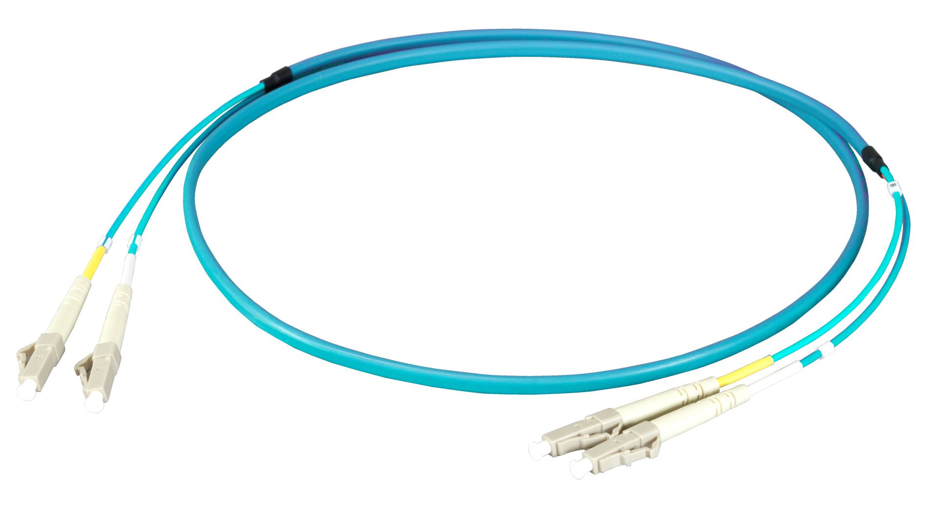 EFB Elektronik O0310FT.7,5 cble de fibre optique 7,5 m LC I-V(ZN) HH OM2 Couleur aqua