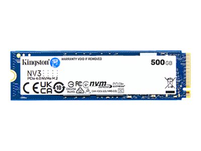 Kingston Technology 500G NV3 M.2 2280 NVMe SSD, Bulk