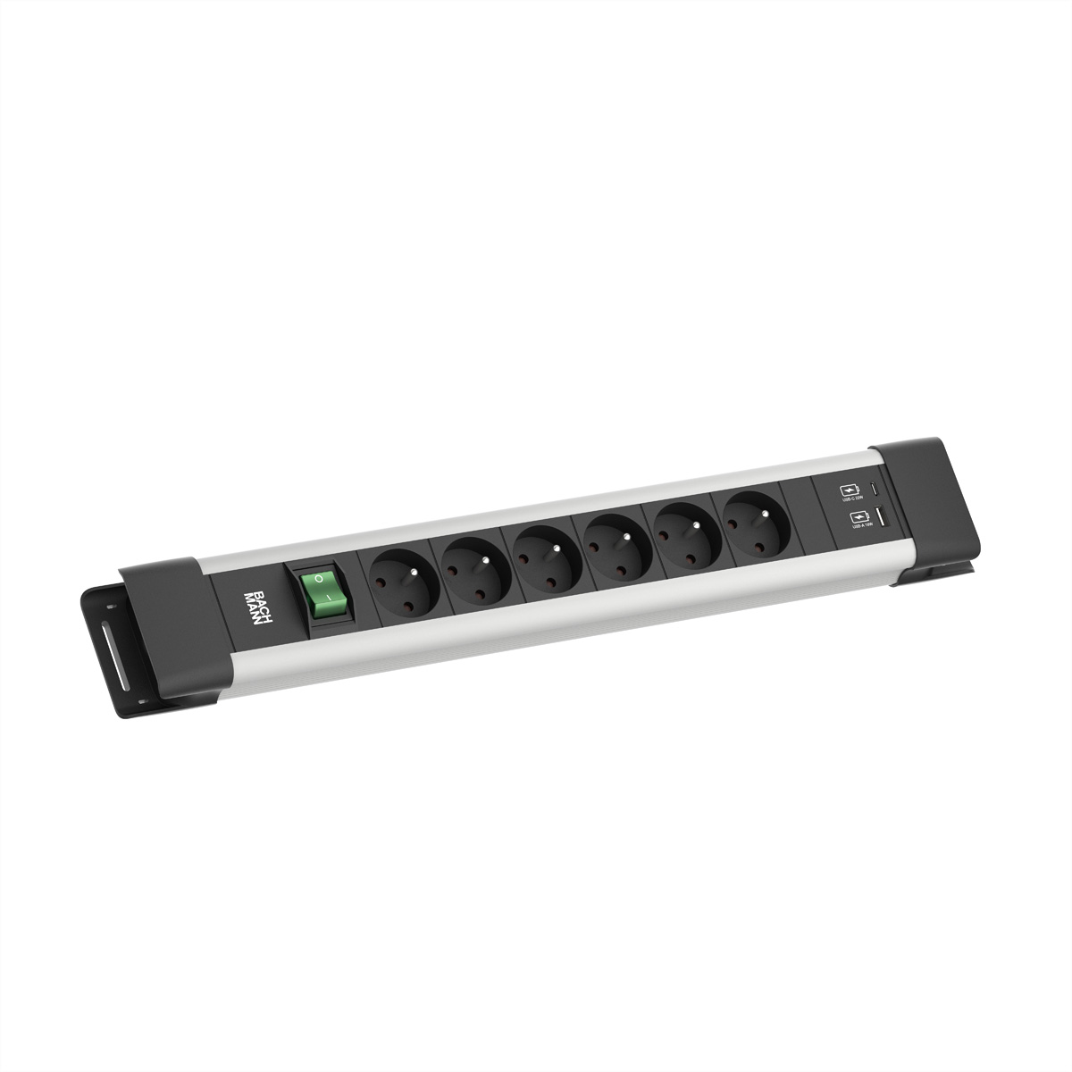 Bachmann Steckdosenleiste CONNECTUS 6xUTE 1xSchalter 1xUSB A/C 22W 2.0m CEE7/7