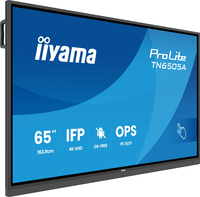 iiyama TN6505A-B1AG Signage Display Interactive flat panel 163.8 cm (64.5) 500 cd/m� 4K Ultra HD Black Touchscreen