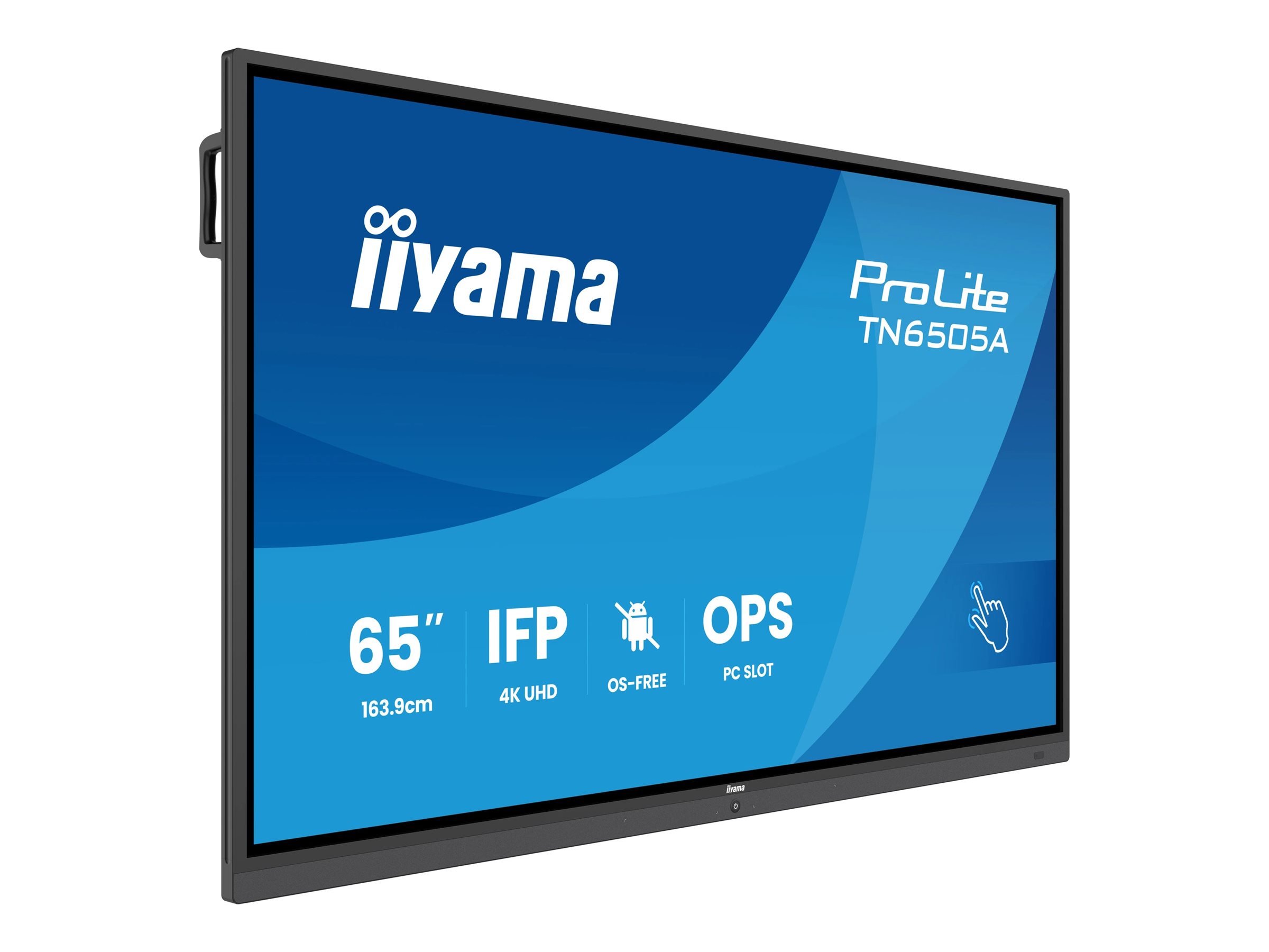 iiyama TN6505A-B1AG Signage Display Interactive flat panel 163.8 cm (64.5) 500 cd/m� 4K Ultra HD Black Touchscreen
