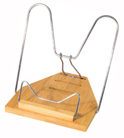 WEDO Lesest�nder aus Bambus vernickelte Metallb�gel Schr�glage 3-fach verstellbar Masse