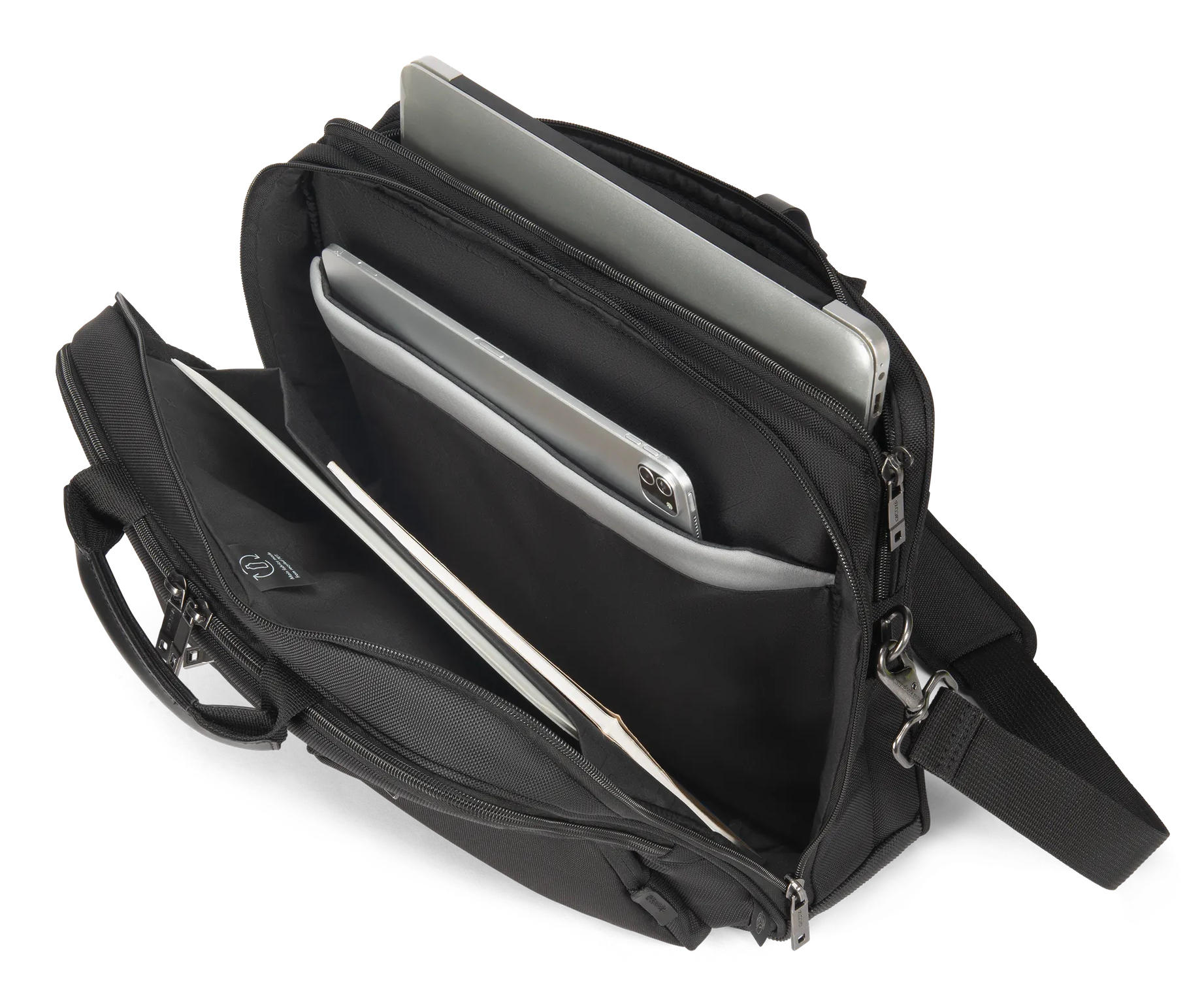DICOTA Top Traveller SEVEN 14-16 40.6 cm (16) Toploader bag Black