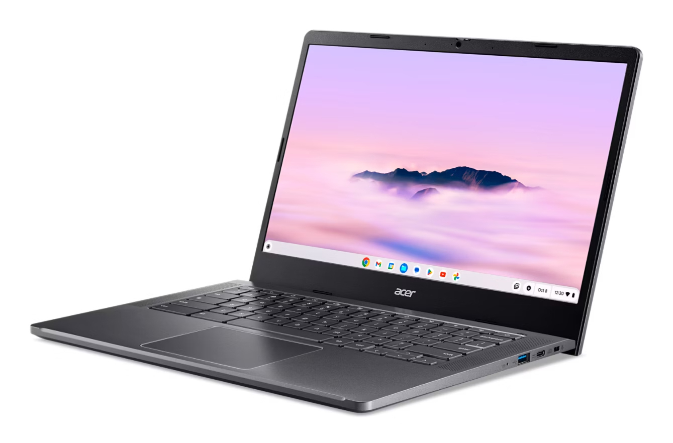Acer Chromebook Plus 514 CB514-4H - Intel Core i3 N305 - Chrome OS - UHD Graphics - 8 GB RAM - 128 GB SSD - 35.6 cm (14)
