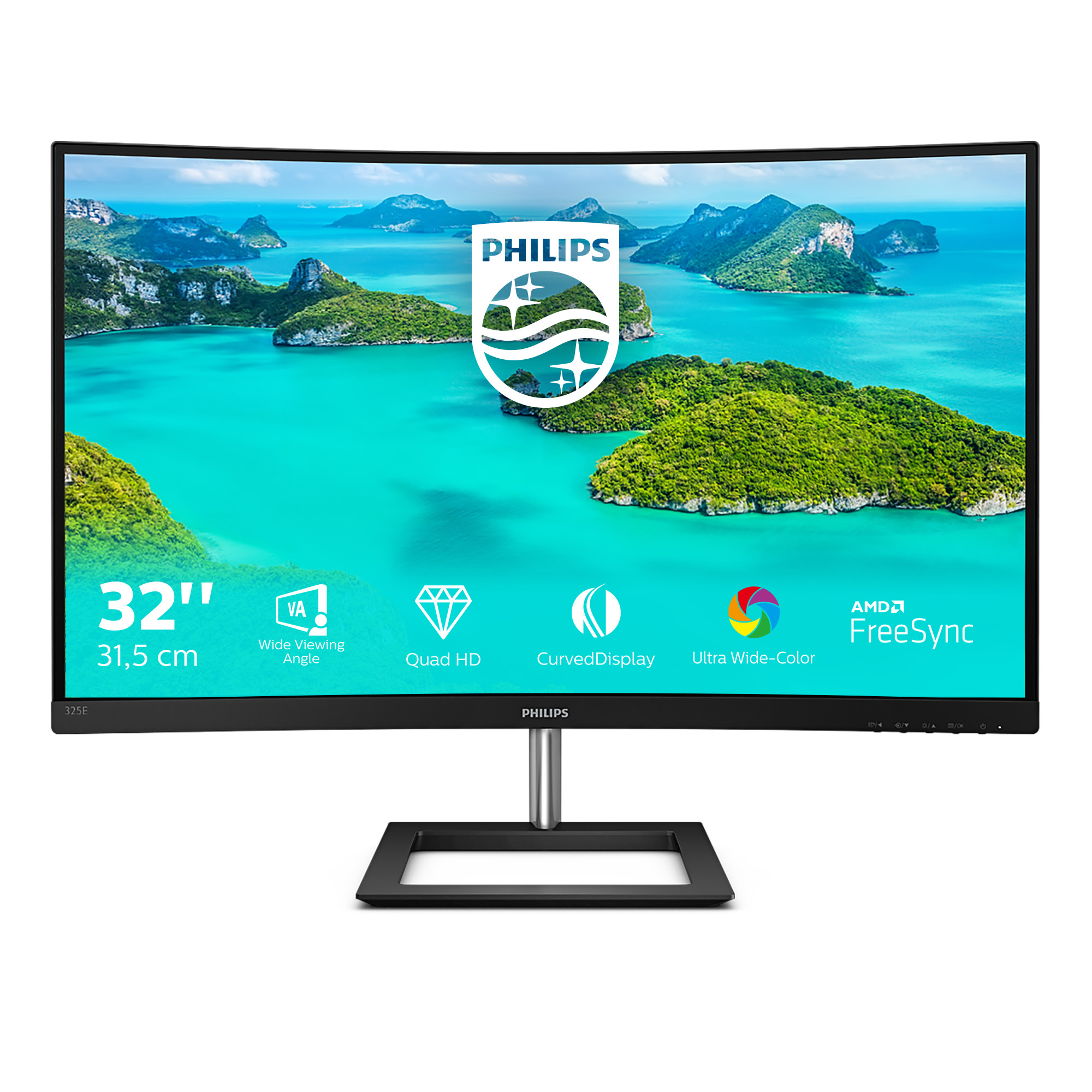 Philips E-line 325E1C - LED-Monitor - gebogen - 81.3 cm (32)