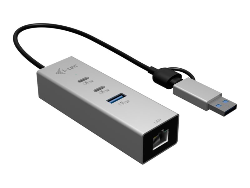 i-tec Hub - 2 x USB-C 3.2 Gen 1 + 1 x USB-A