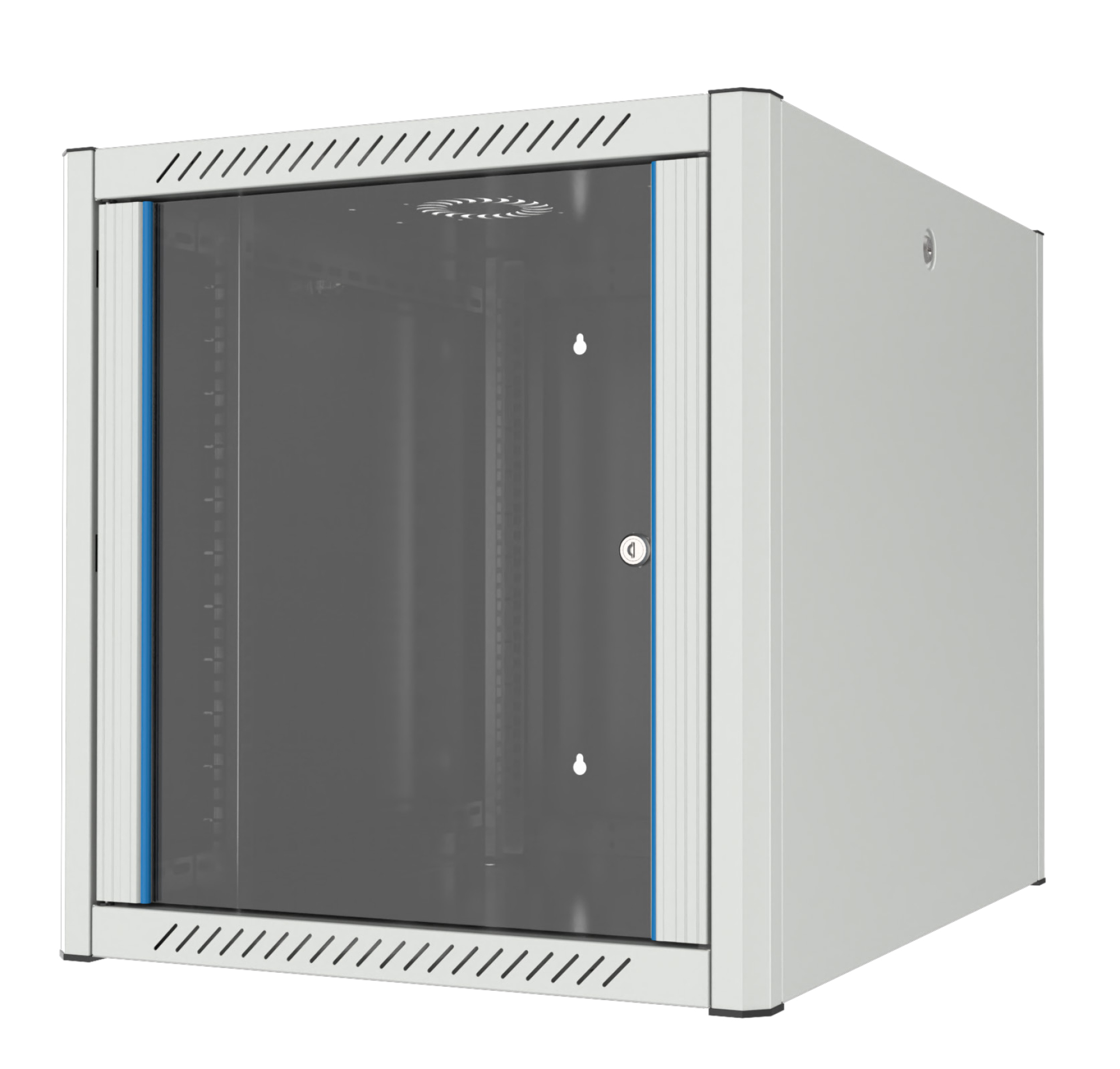 EFB Elektronik 19 Wandgeh�use 26HE Tiefe 800 mm vormontiert RAL7035