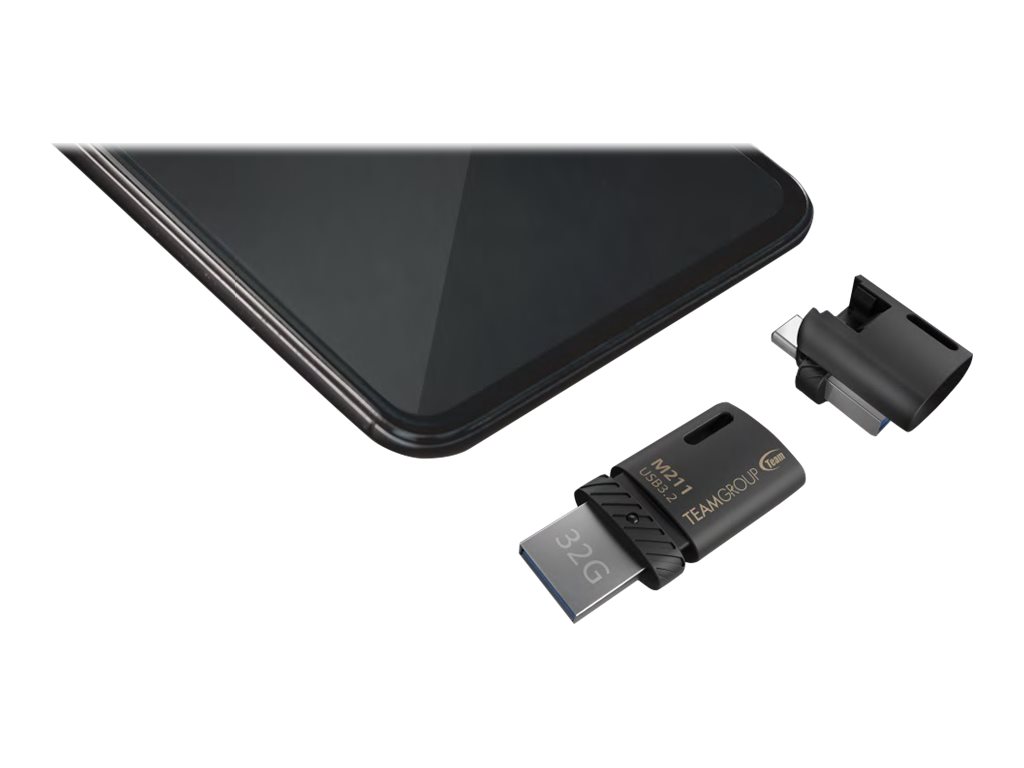 Team Group Team M211 - USB-Flash-Laufwerk - 32 GB - USB 3.2 Gen 1 / USB-C