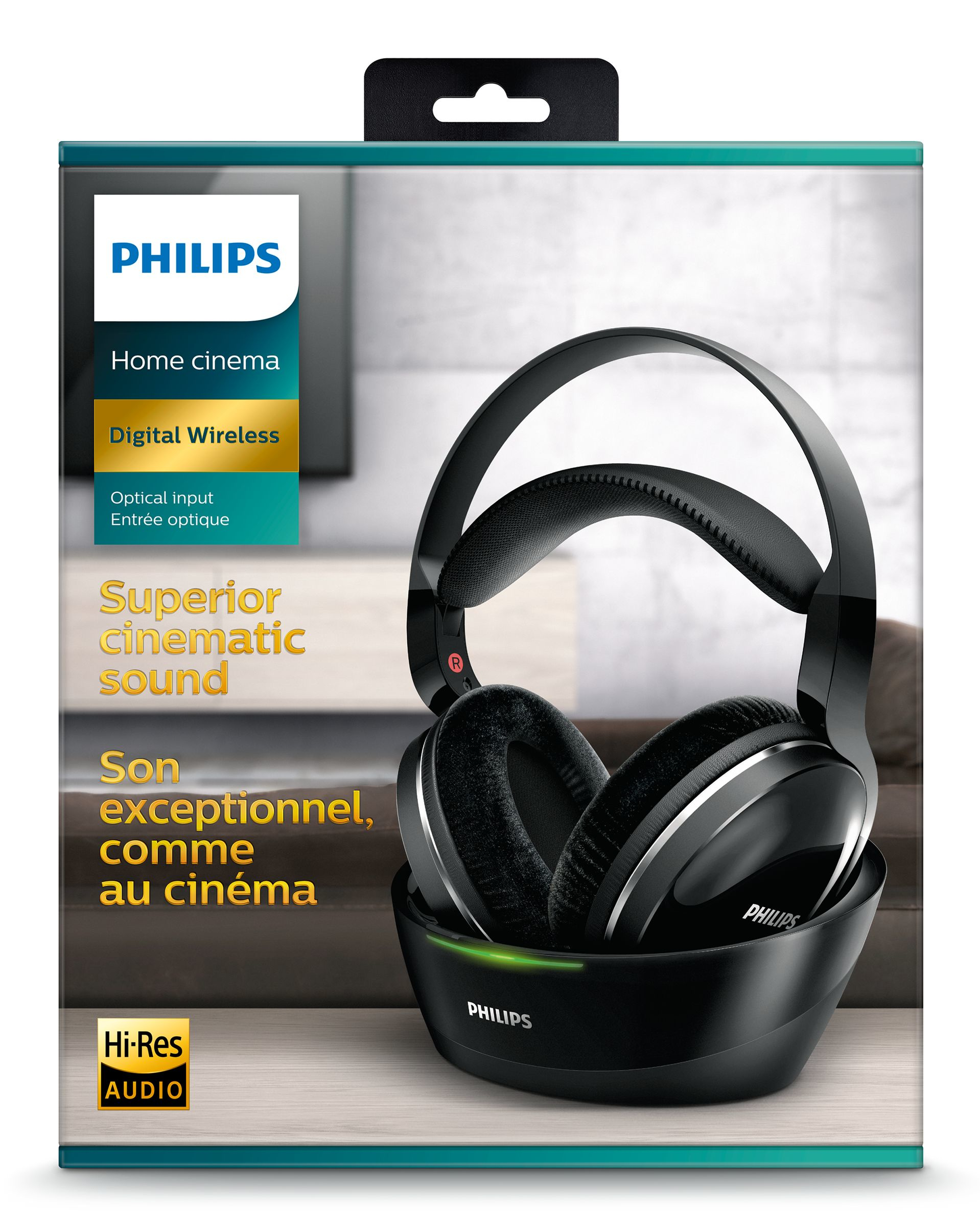 Philips Auriculares inal�mbricos para TV SHD8850/12