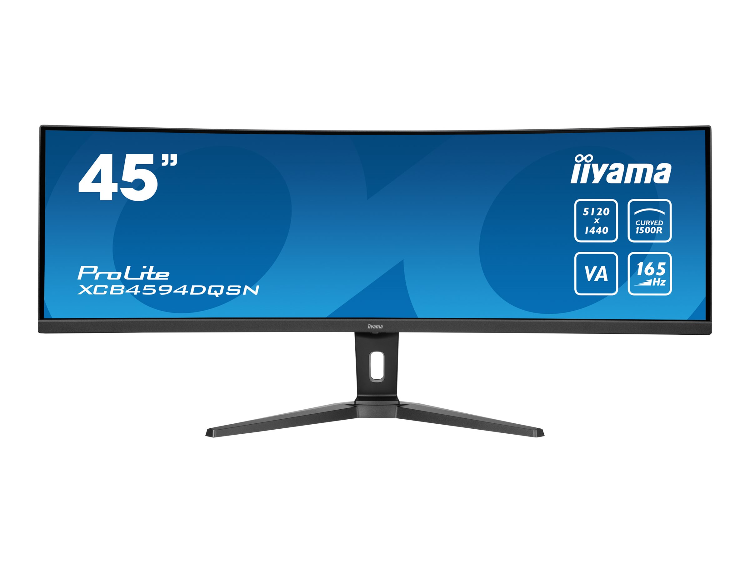 iiyama G-MASTER 45LCD Curved Bus. UWQHD computer monitor 114.3 cm (45) 5120 x 1440 pixels Dual QHD LED Black