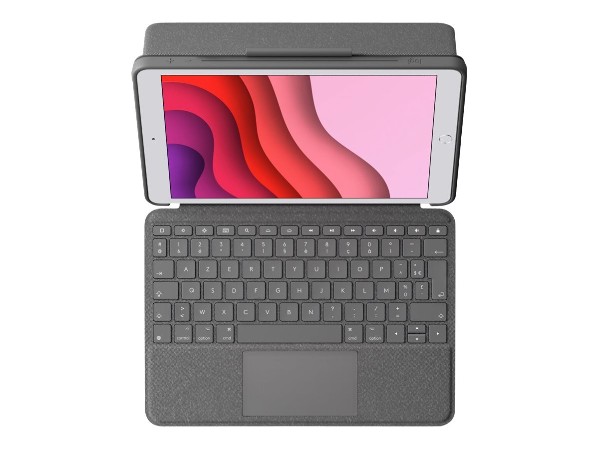 Logitech Combo Touch Gris AZERTY Franc�s