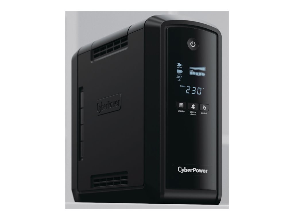 CyberPower CP900EIPFCLCD uninterruptible power supply (UPS) Line-Interactive 0.9 kVA 540 W 6 AC outlet(s)