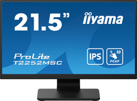 iiyama ProLite T2252MSC-B2 computer monitor 54.6 cm (21.5) 1920 x 1080 pixels Full HD LCD Touchscreen Black