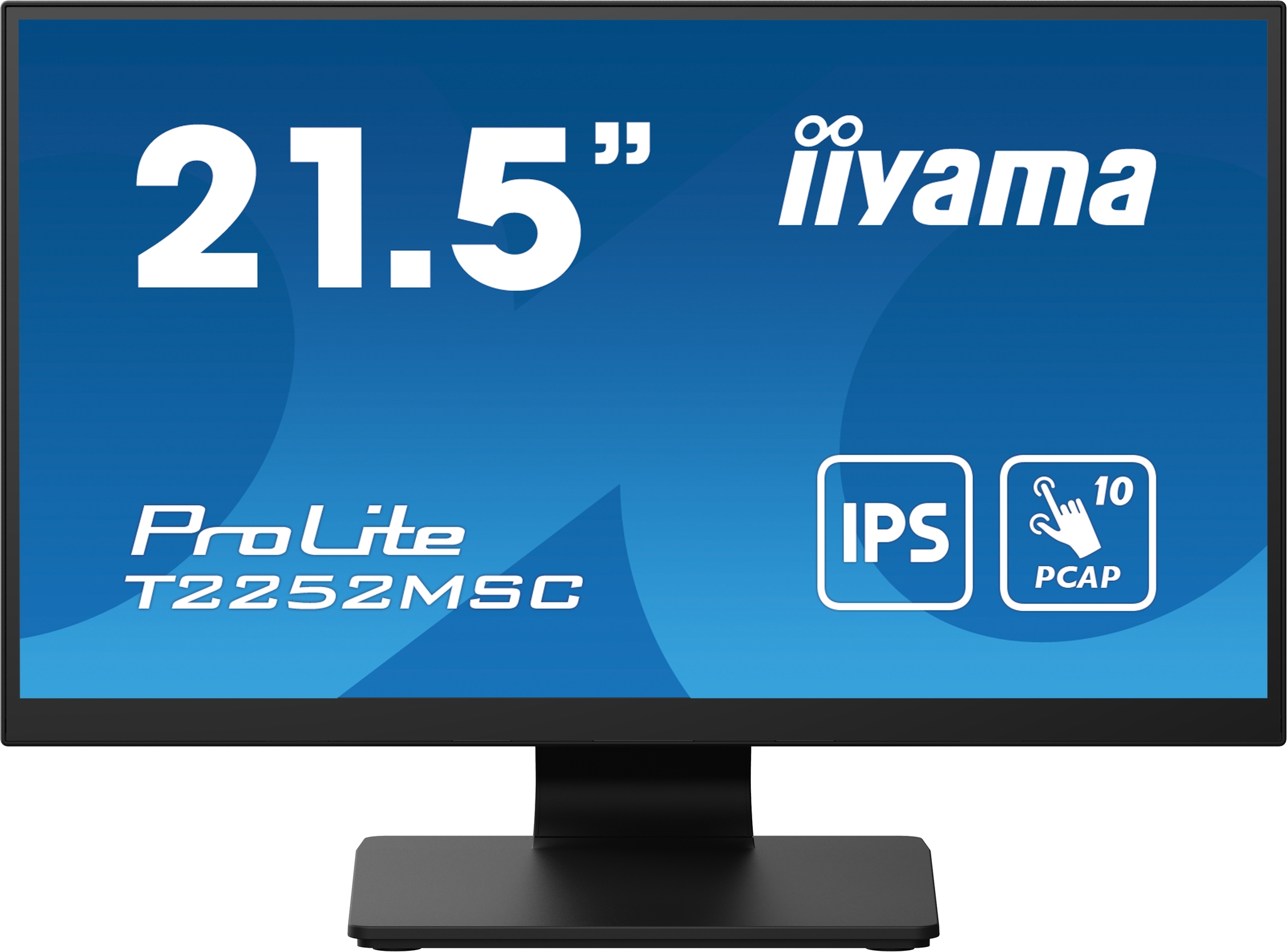 iiyama ProLite T2252MSC-B2 computer monitor 54.6 cm (21.5) 1920 x 1080 pixels Full HD LCD Touchscreen Black