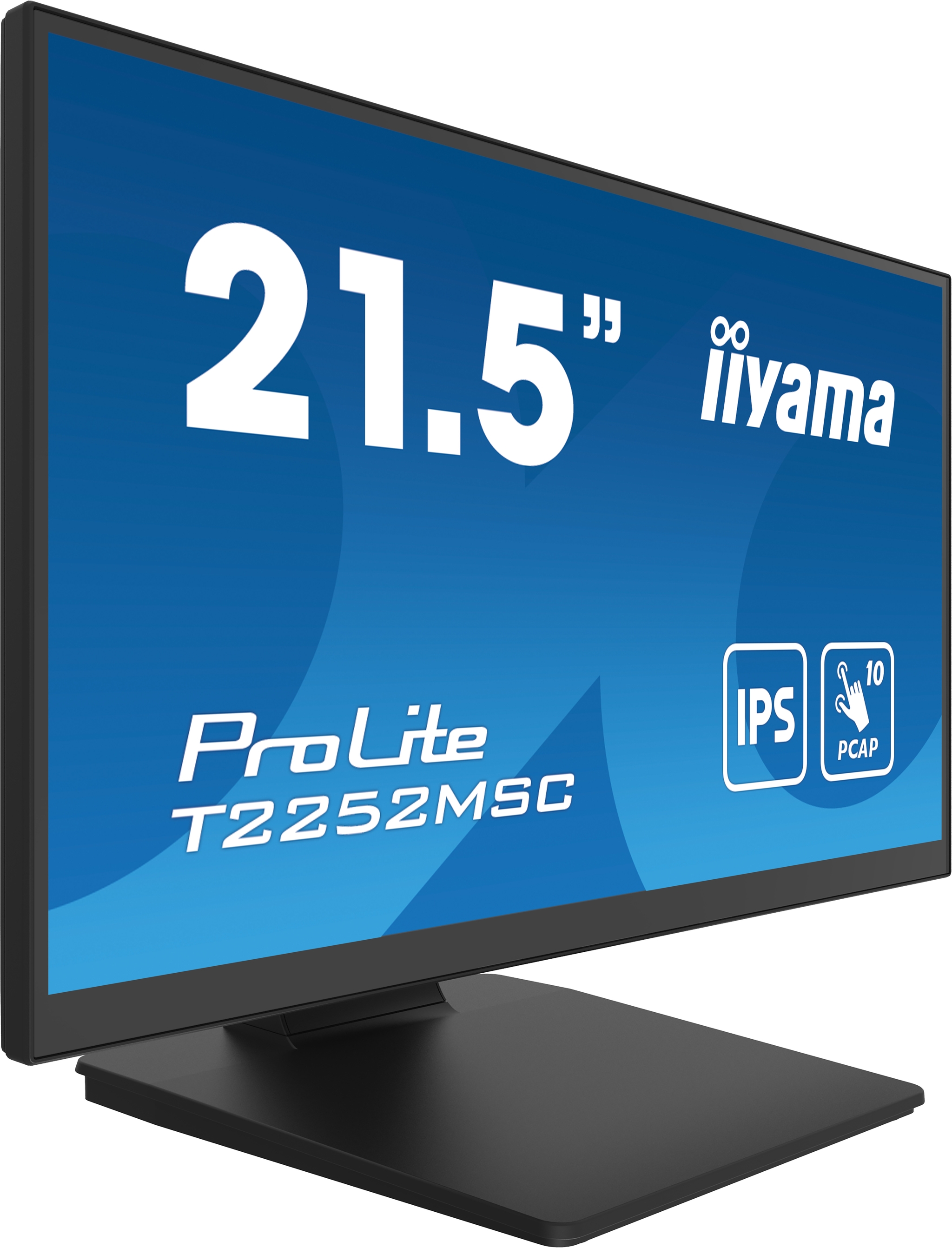 iiyama ProLite T2252MSC-B2 computer monitor 54.6 cm (21.5) 1920 x 1080 pixels Full HD LCD Touchscreen Black