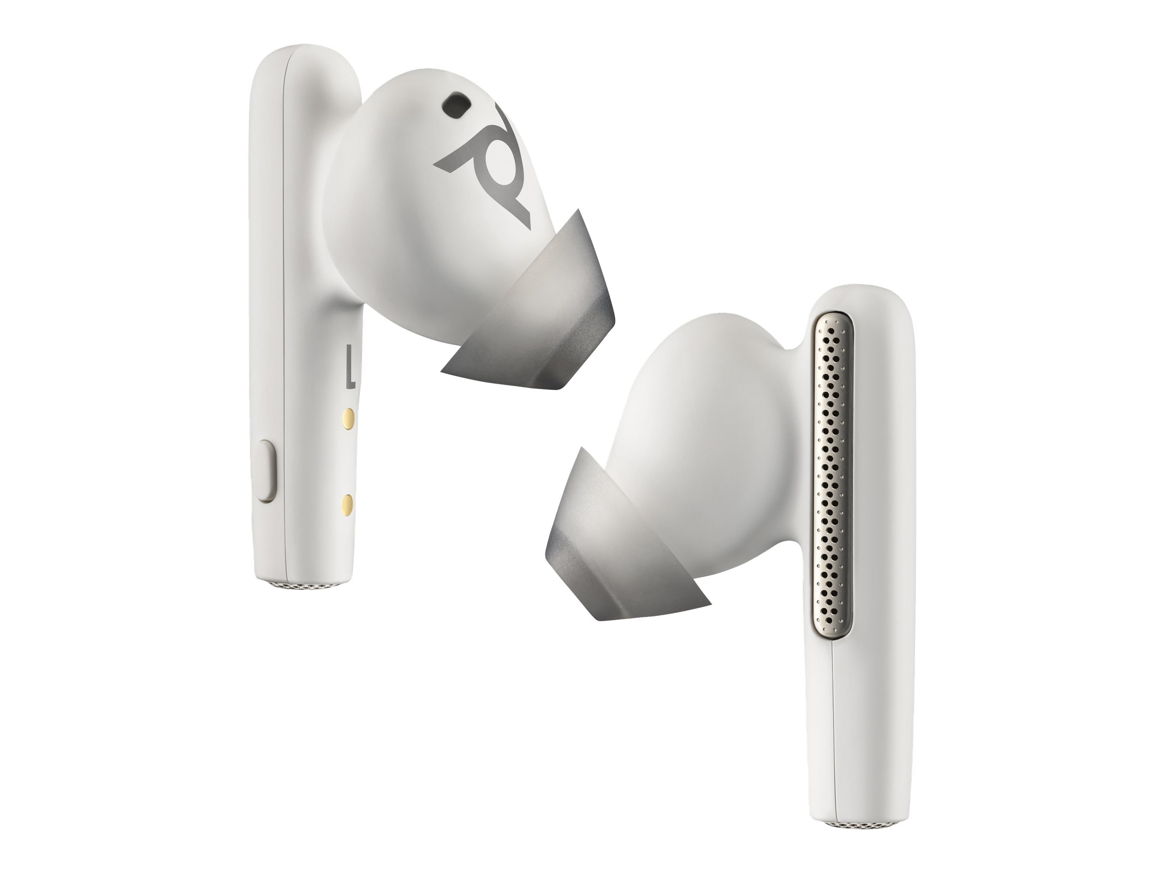 Poly Voyager Free 60/60+ Microsoft Teams Certified White Earbuds (2 Pieces)