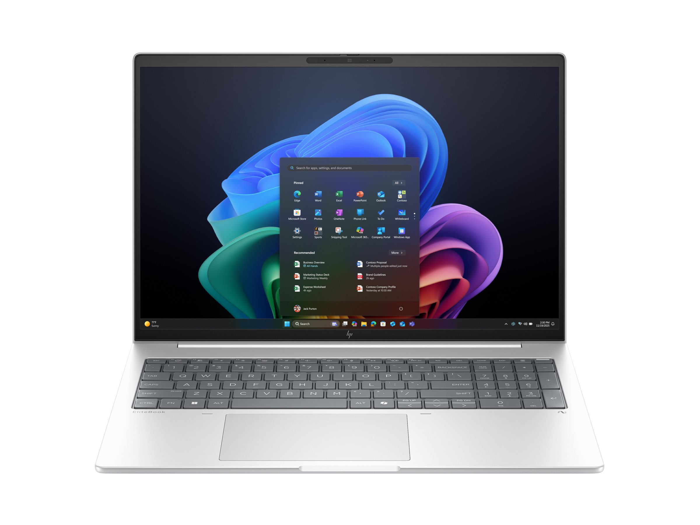 HP EliteBook 8 G1i Notebook Next Gen AI - 174-Grad-Scharnierdesign - Intel Core Ultra 5 228V / 2.1 GHz - Win 11 Pro - Arc Graphics 130V - 32 GB RAM - 1 TB SSD NVMe - 40.6 cm (16)