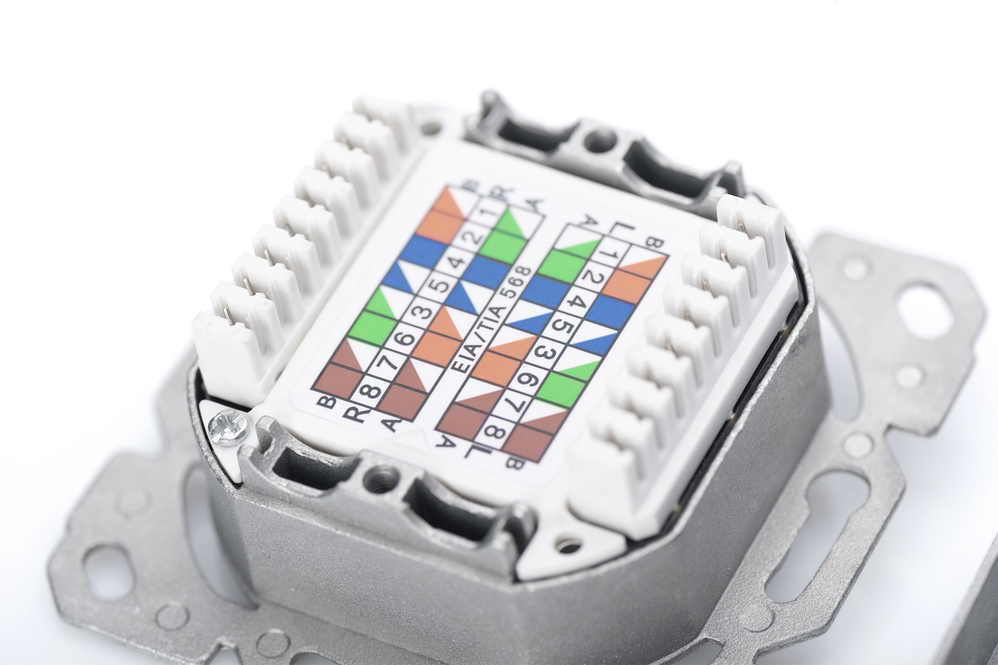DIGITUS CAT 6, Klasse E, Datendose, Aufputz