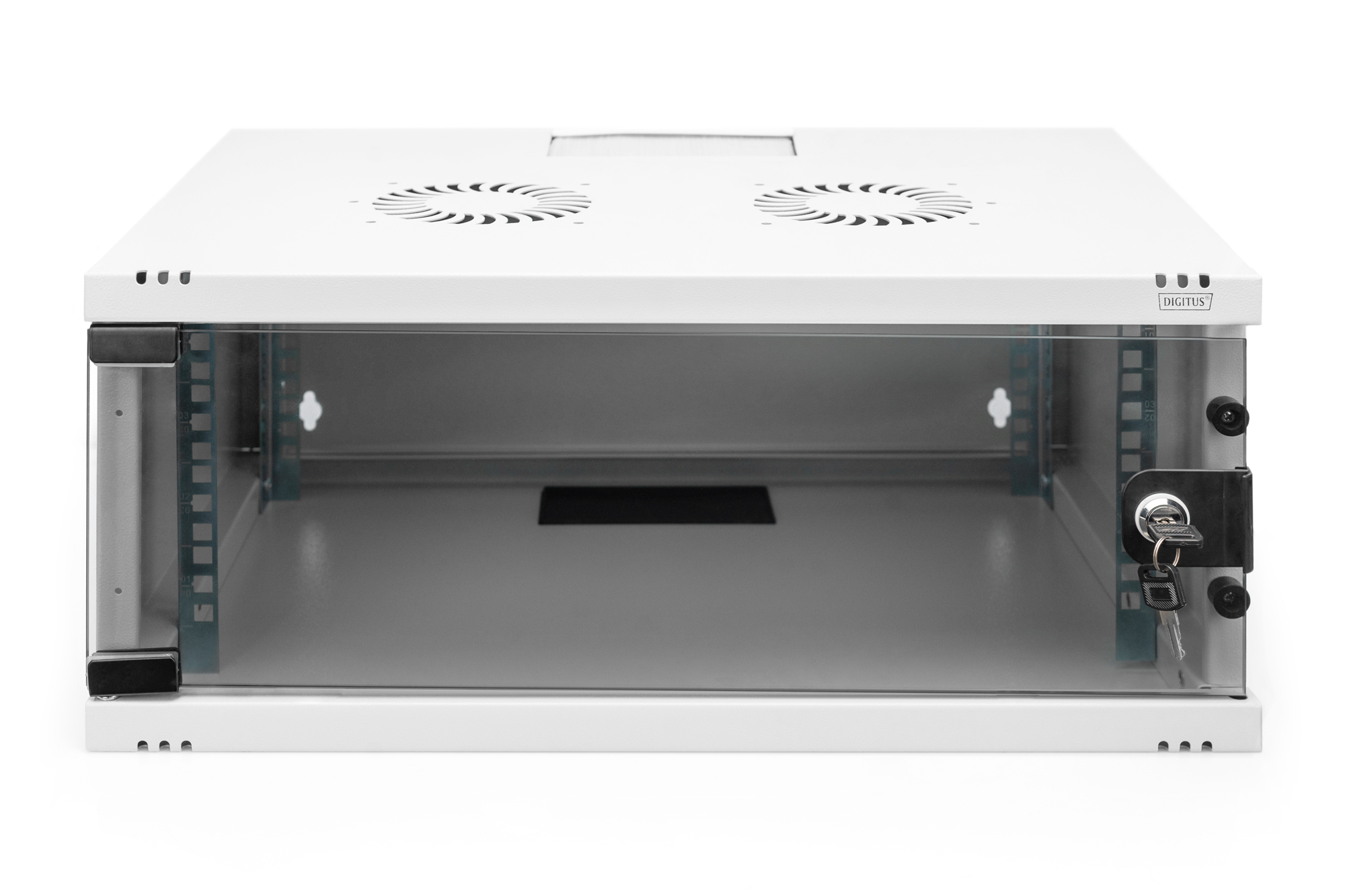 DIGITUS Wandgeh�use SOHO 4HE 241x540x400mm grau unm. - Wandgeh�use