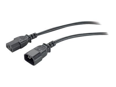 APC PWR Cord C13 - C14, 0.6 m Negro 0,61 m C13 acoplador C14 acoplador