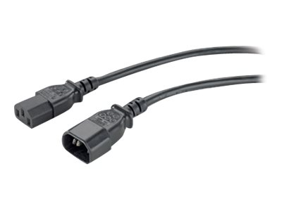 APC PWR Cord C13 - C14, 0.6 m Negro 0,61 m C13 acoplador C14 acoplador