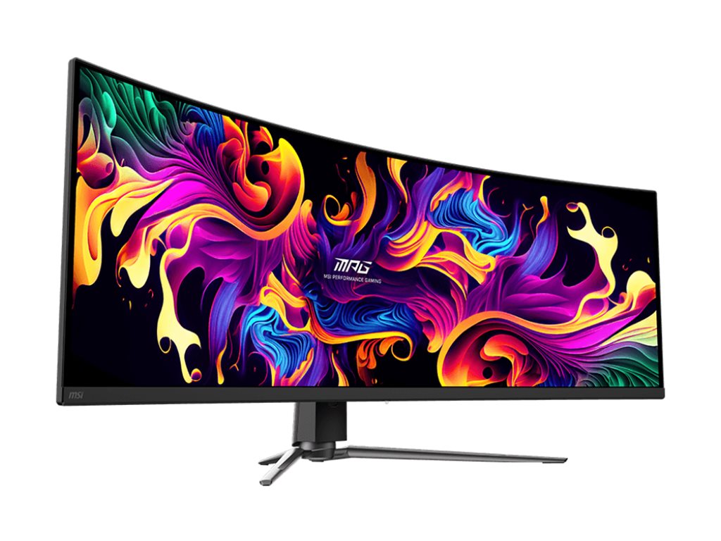 MSI MPG 491CQPDE QD-OLED Monitor PC 124,5 cm (49) 5120 x 1440 Pixel Dual QHD Nero