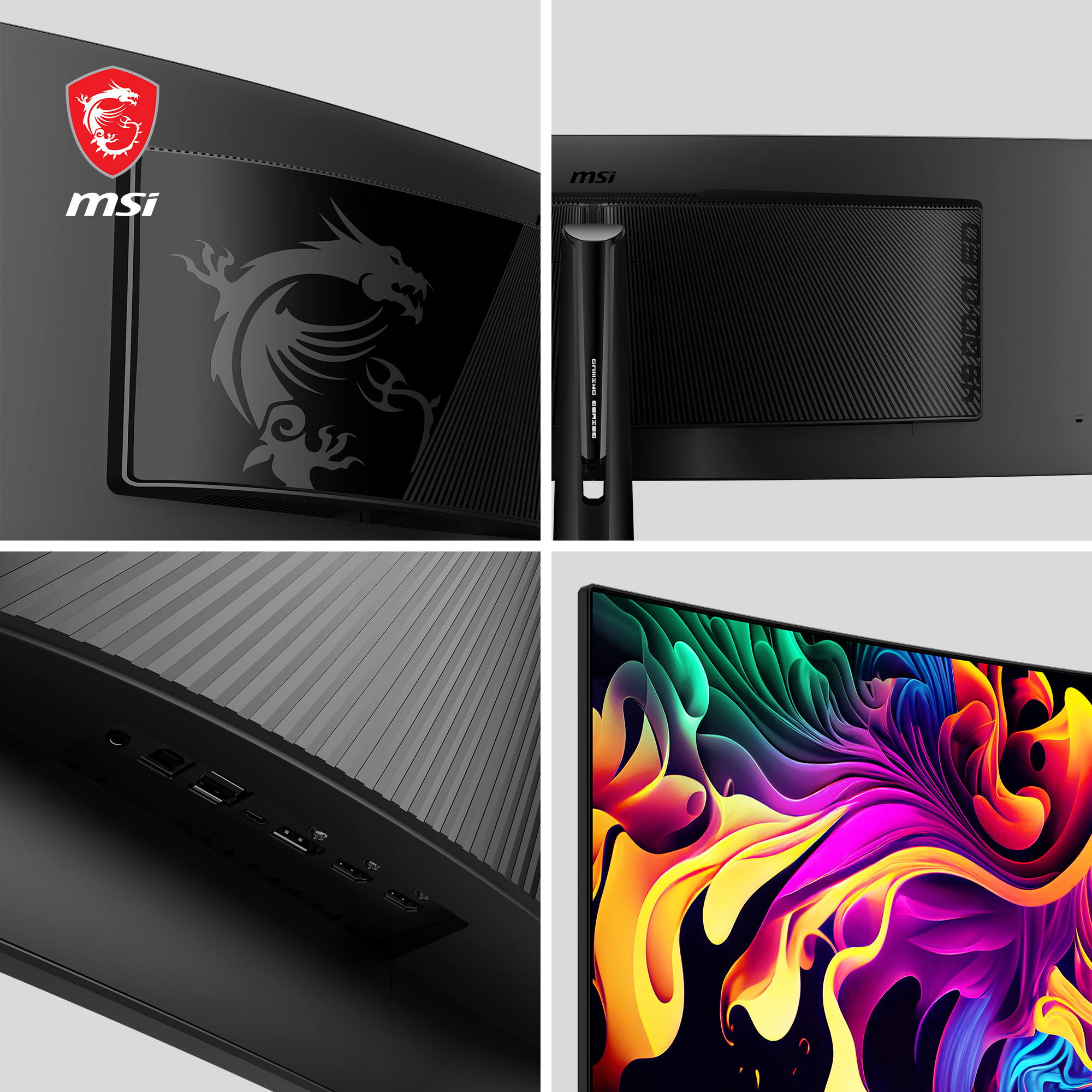 MSI MPG 491CQPDE QD-OLED Monitor PC 124,5 cm (49) 5120 x 1440 Pixel Dual QHD Nero