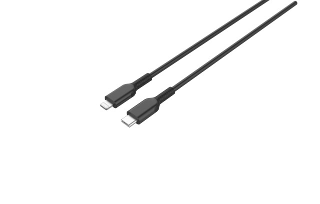 EFB Elektronik EBUSBC-LM.1 cavo USB 1 m USB 2.0 USB C Lightning Nero