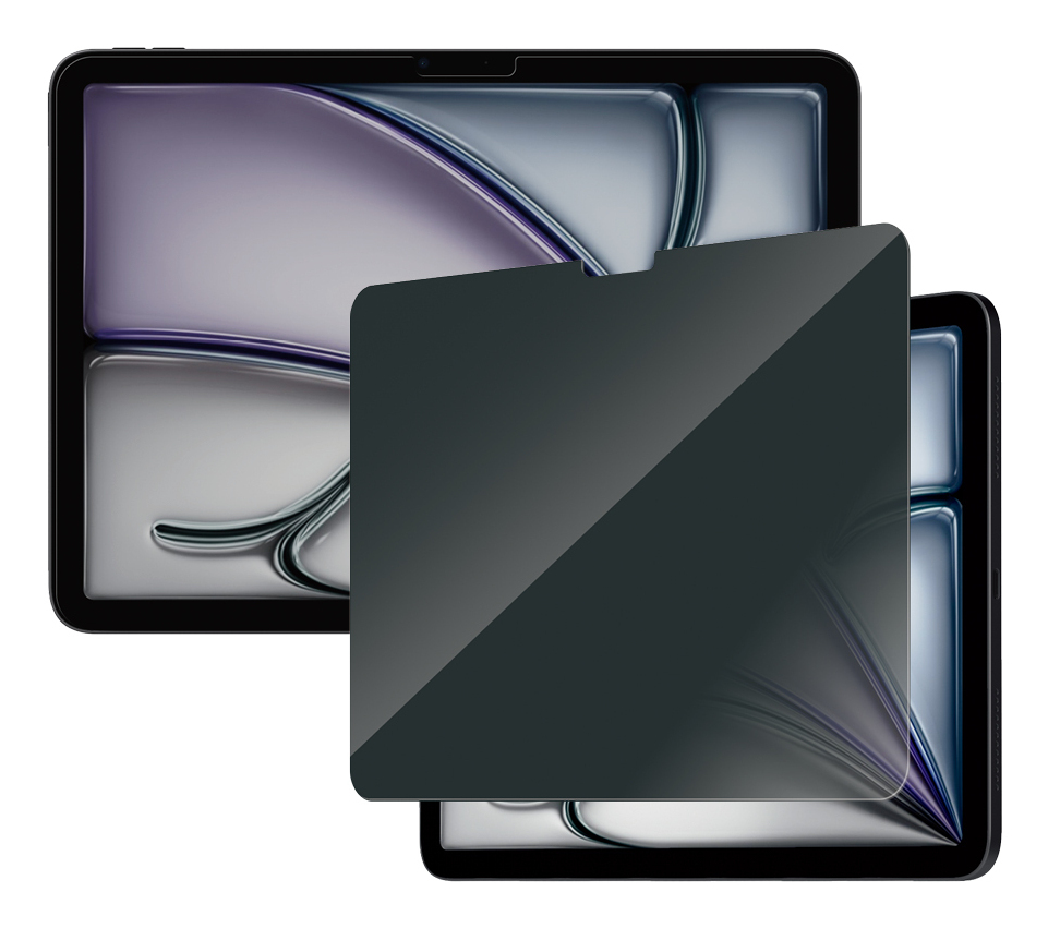 PanzerGlass Bildschirmschutz f�r Tablet - ultrabreite Passform - Glas - mit Sichtschutzfilter - 10,9 oder 11 - Rahmenfarbe schwarz - f�r Apple 10.9-inch iPad; 11-inch iPad Air (M2, M3)