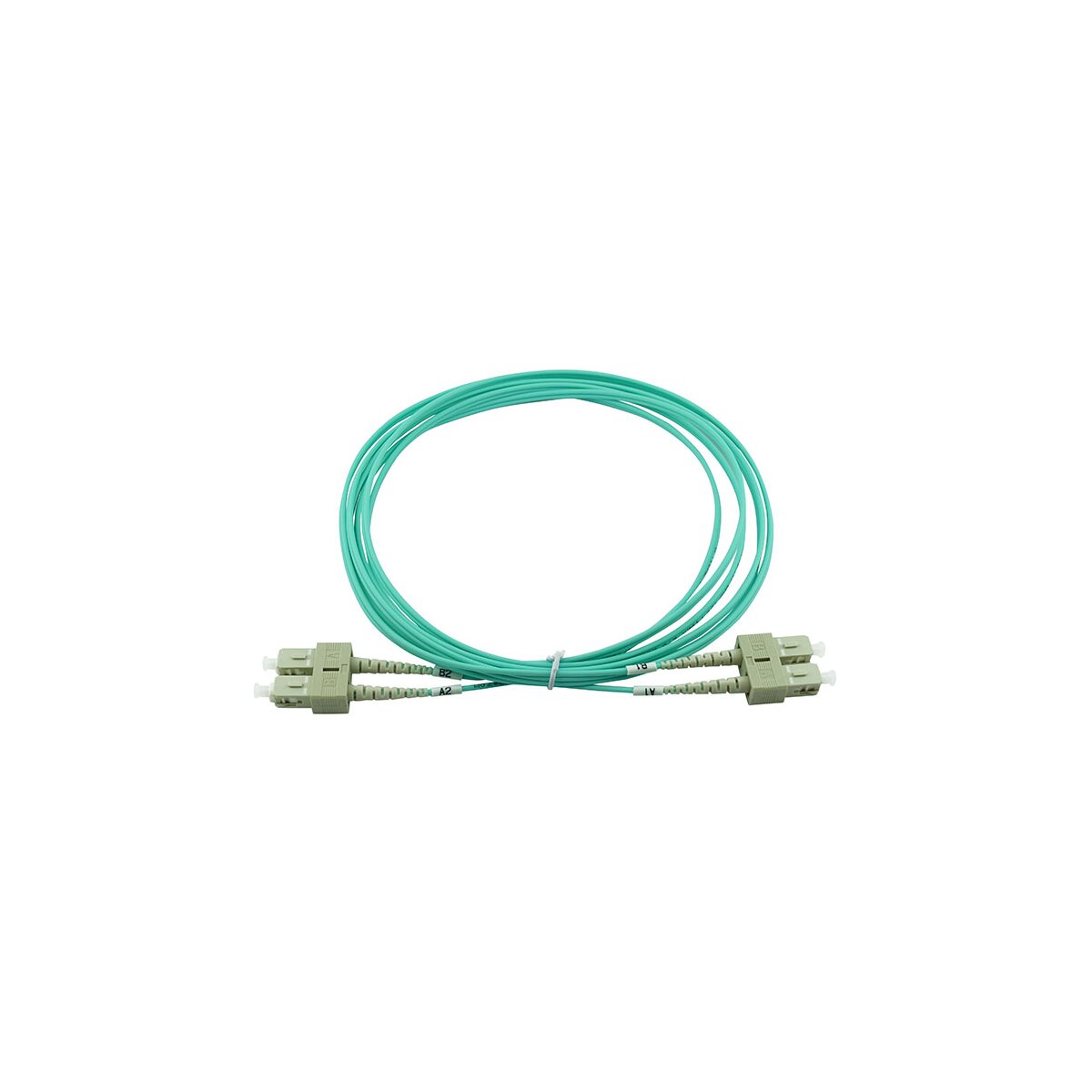 BlueOptics SFP3232EU0.5MK fibre optic cable 0.5 m 2x SC OM3 Aqua colour