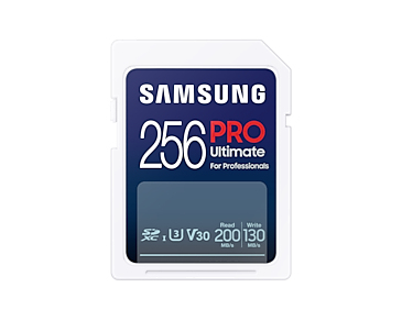 Samsung PRO Ultimate SD Card 256GB 2023 reader - Secure Digital (SD)