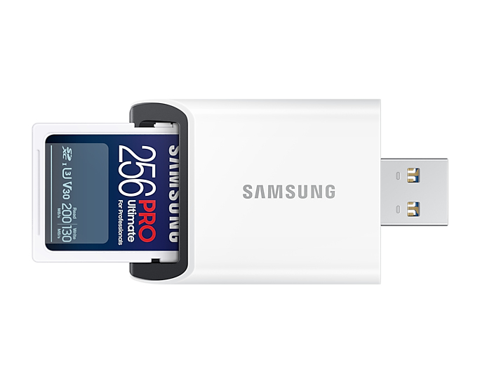 Samsung PRO Ultimate SD Card 256GB 2023 reader - Secure Digital (SD)